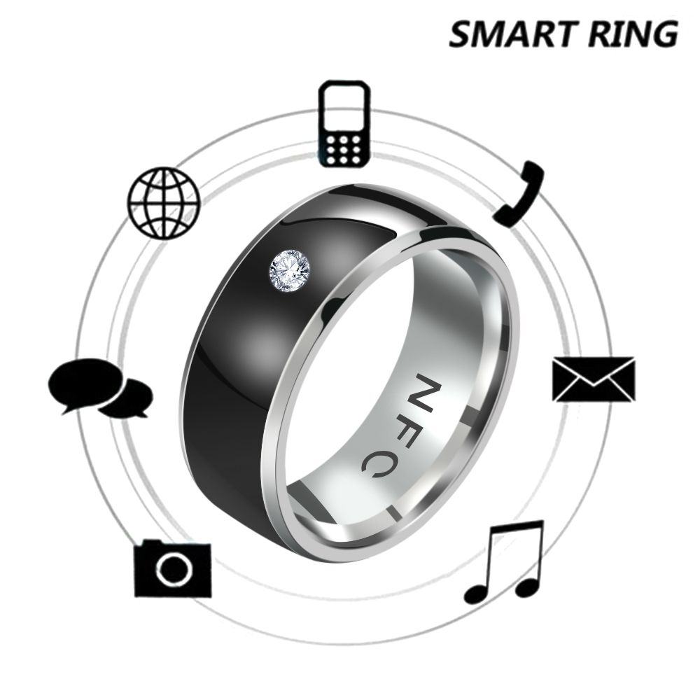 Smart Ring Nfc Pay - NFC الذكية البنصر الأزياء حجر الراين