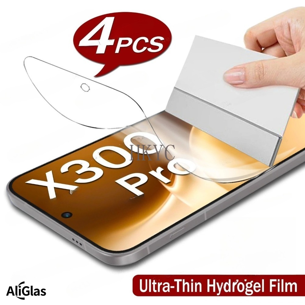 Vivo X200 - 4 قطعة HD هيدروجيل فيلم ل