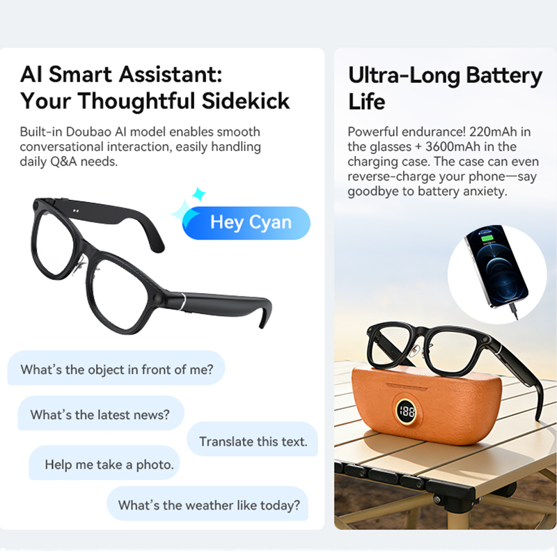 نظارات ذكية جديدة لعام 2026 بب - مراجعة Smart Glasses Lens وسعره