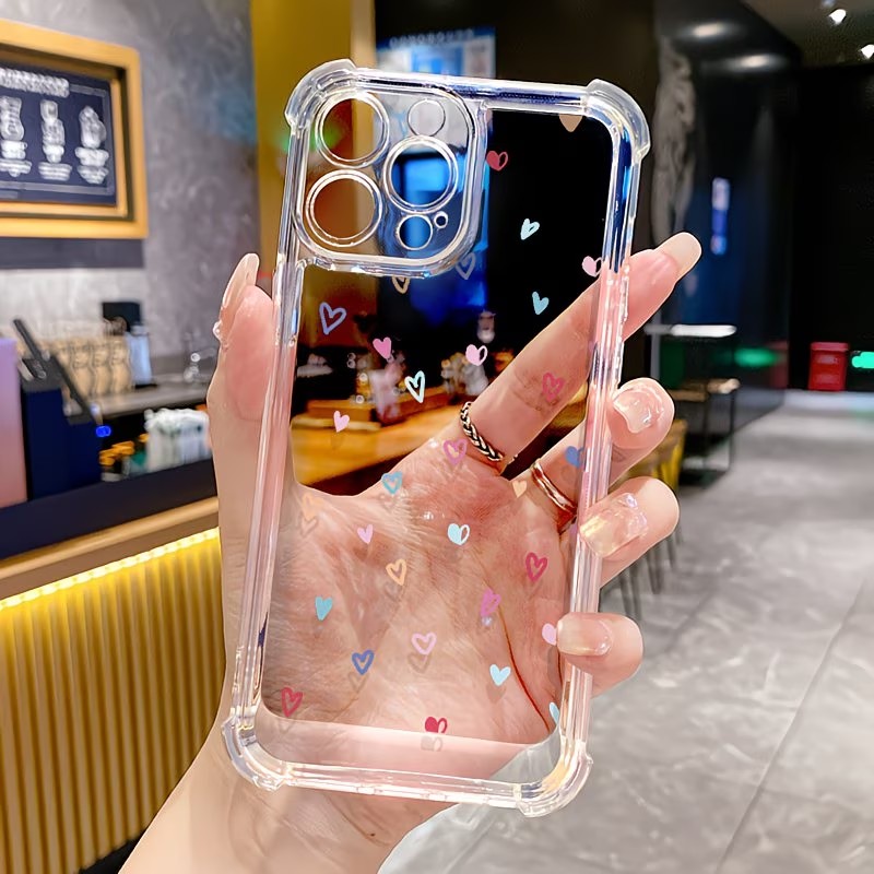 غطاء هاتف شفاف بزوايا ملونة عل - مراجعة Apple Iphone 15 وسعره