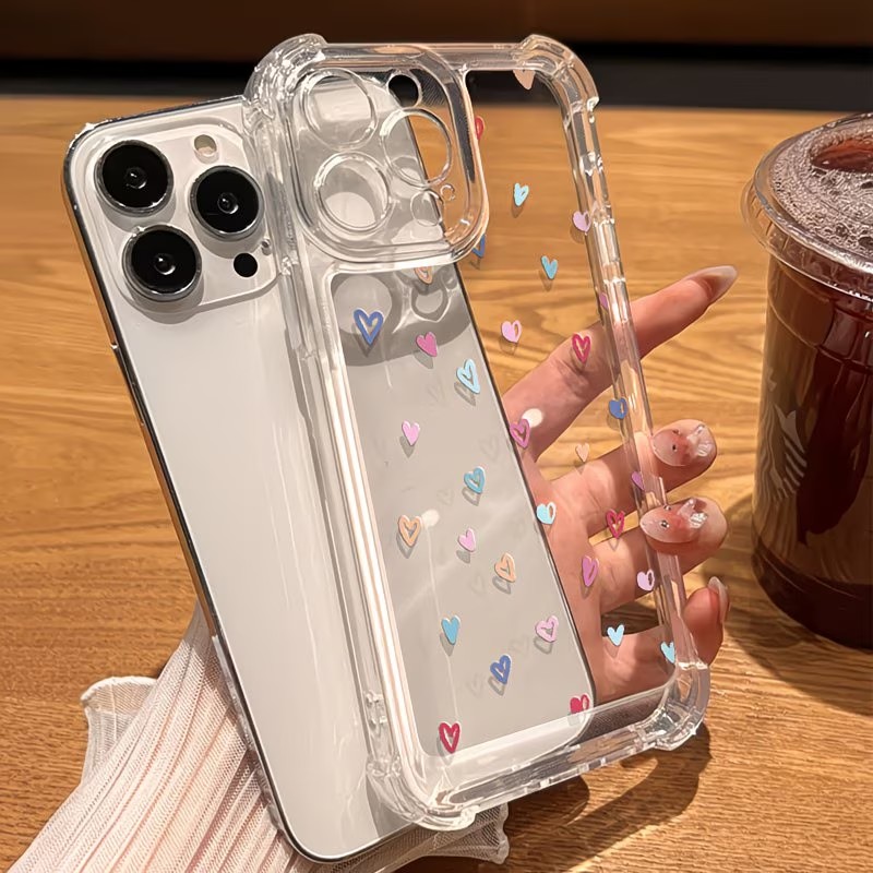 غطاء هاتف شفاف بزوايا ملونة عل - مراجعة Apple Iphone 15 وسعره