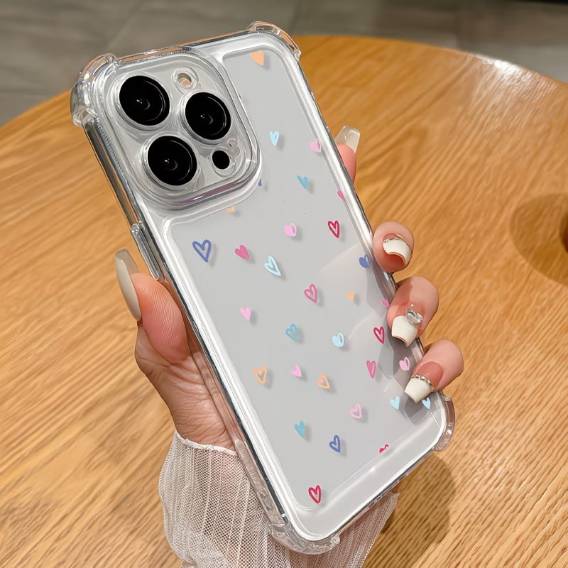 غطاء هاتف شفاف بزوايا ملونة عل - مراجعة Apple Iphone 15 وسعره